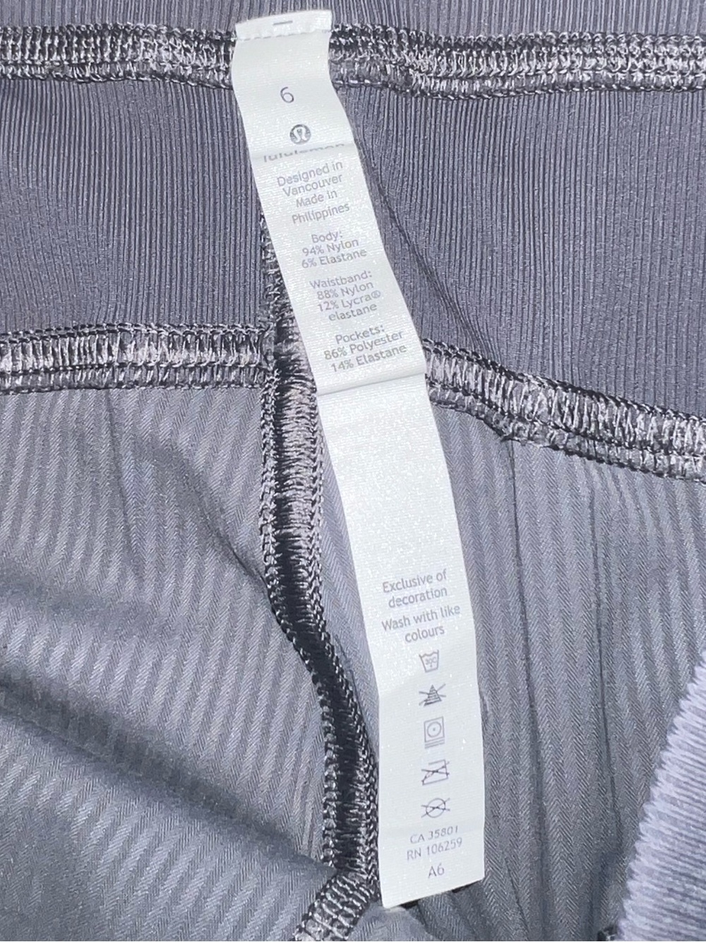 Lululemon Athletica Gray Dance Studio Swift Cuffed Jogger Pants Size 6 - Picture 12 of 12
